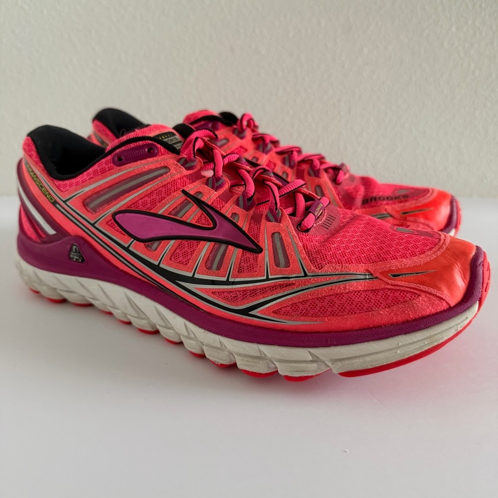 Brooks Transcend Ultimate Ride Women’s Running Training Pink Shoes 10.5‎ (B)